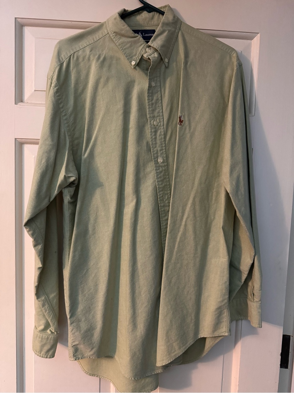 Ralph Lauren Light Sage Green Button-Down Shirt